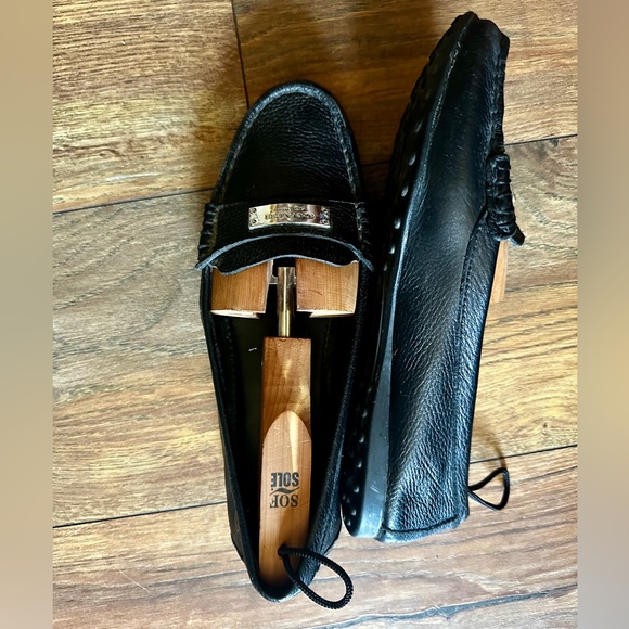 Black and silver Coach loafers - Picture 4 of 7